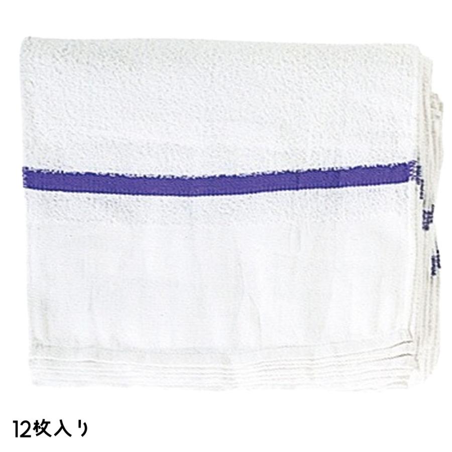 堀内 青線入りタオル 200匁 / 12枚入 | 