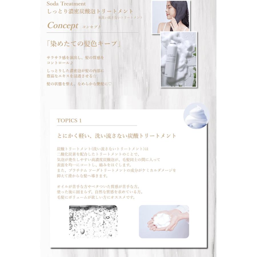 炭酸泡 シャンプー リックス プラチナム ソーダシャンプー 200g 髪色キープ アミノ酸系 シャンプー 泡で出る ヘアカラー 後 サロン 美容院 美容師 送料無料 RicS | ブランド登録なし | 05