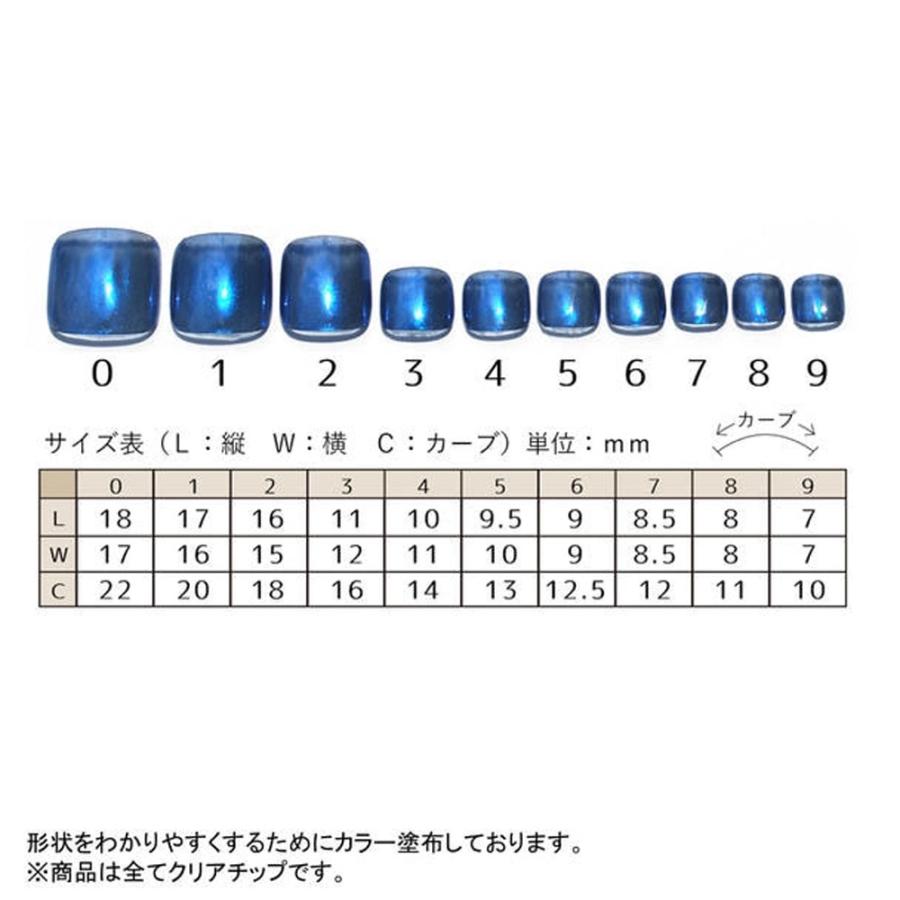 Simplicity シンプリシティ ネイルクリアチップ フット 約500枚入り | ブランド登録なし | 01