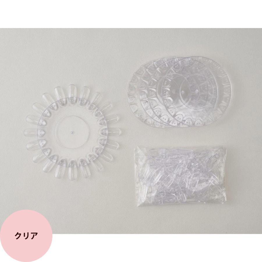 Simplicity シンプリシティ ネイルアートディスク 着脱タイプ 円盤5枚チップ100枚 全2色（ナチュラル クリア） | ブランド登録なし | 04