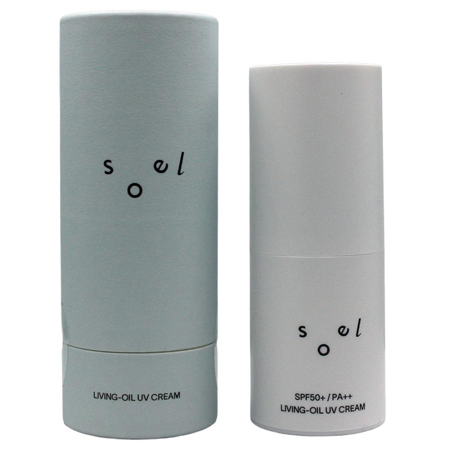 soel LIVING-OIL UV CREAM 日焼け止めクリーム 30g SPF50+ PA++ ソエル リビングオイル |  | 01