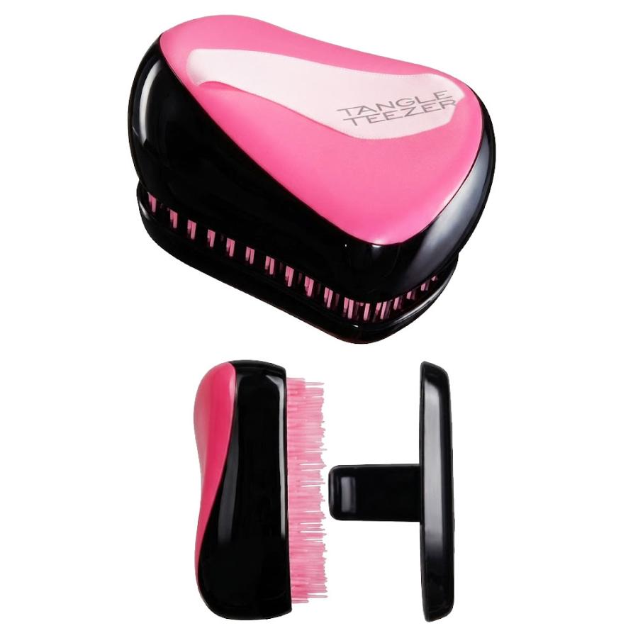 タングルティーザー コンパクトスタイラー ピンク＆ブラック | TANGLE TEEZER