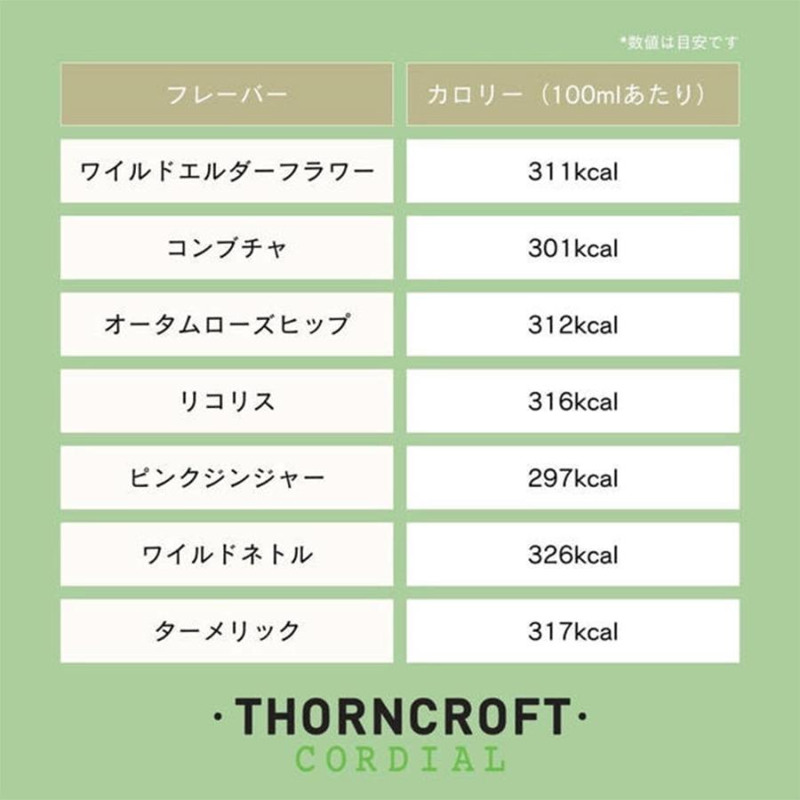 ソーンクロフト ハーブコーディアル 選べる 3本セット 330mL×3本  シロップ 希釈 濃縮 オーガニック ドリンク ハーブ飲料 ハーブドリンク ハーブティー | ブランド登録なし | 02