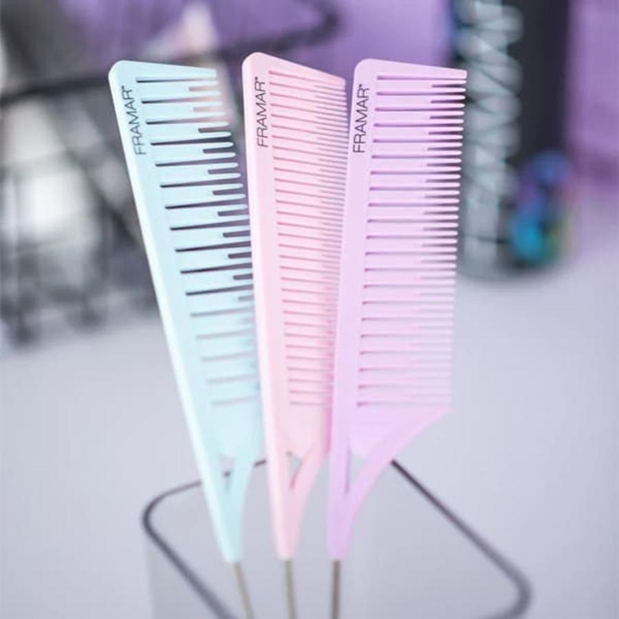 フラマー ドリームウィーバー コーム 3本セット パステル CMB-DW-PSTL / ブラック CMB-DW-BLK サロン業務用 サロンツール 美容院 理容室 美容師 FRAMAR | トリコ インダストリーズ | 06