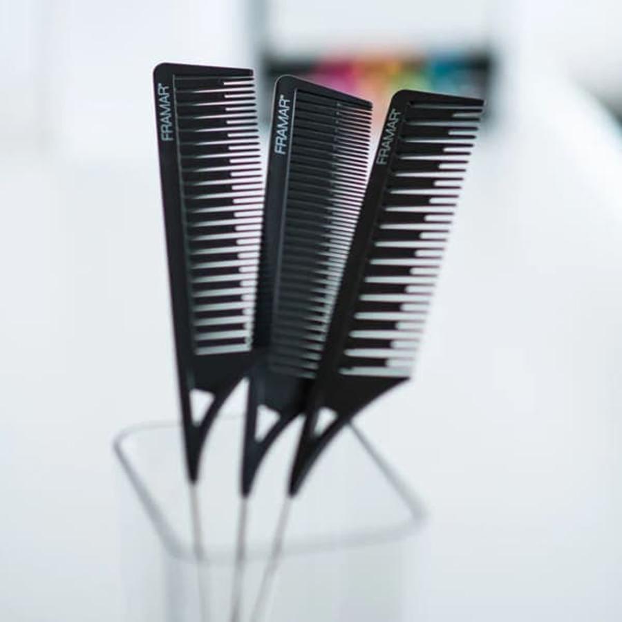 フラマー ドリームウィーバー コーム 3本セット パステル CMB-DW-PSTL / ブラック CMB-DW-BLK サロン業務用 サロンツール 美容院 理容室 美容師 FRAMAR | トリコ インダストリーズ | 07