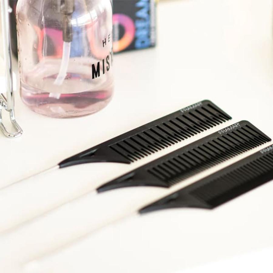 フラマー ドリームウィーバー コーム 3本セット パステル CMB-DW-PSTL / ブラック CMB-DW-BLK サロン業務用 サロンツール 美容院 理容室 美容師 FRAMAR | トリコ インダストリーズ | 08