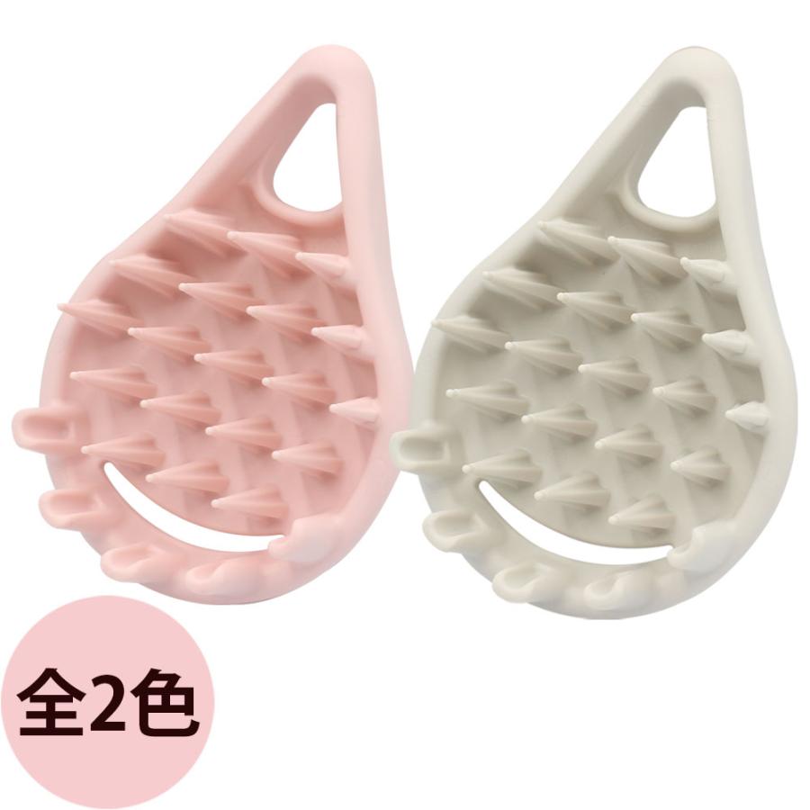 シャンプーブラシ シリコン ベス工業 ツボッシュ ヘッド ピンク TBO-800 オフホワイト TBO-801 頭皮マッサージ ヘッドスパ | ベス工業