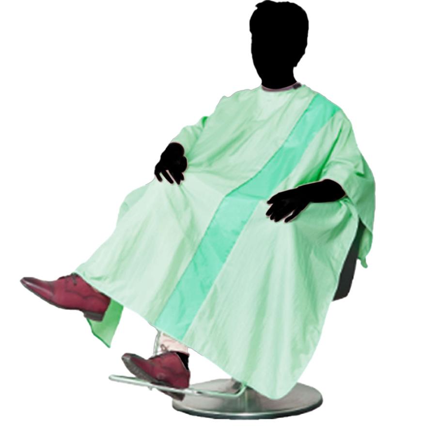 ワコウ シワシワルック ツートン刈布 パステルライン 面ファスナー ヒモ 5508 全10種類・5色 防水加工 ヘアカット クロス 撥水 帯電防止 業務用 美容室 理髪店 | ブランド登録なし | 12