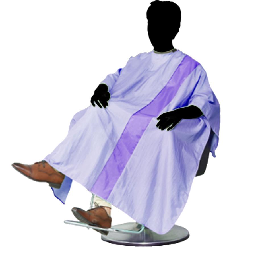 ワコウ シワシワルック ツートン刈布 パステルライン 面ファスナー ヒモ 5508 全10種類・5色 防水加工 ヘアカット クロス 撥水 帯電防止 業務用 美容室 理髪店 | ブランド登録なし | 15