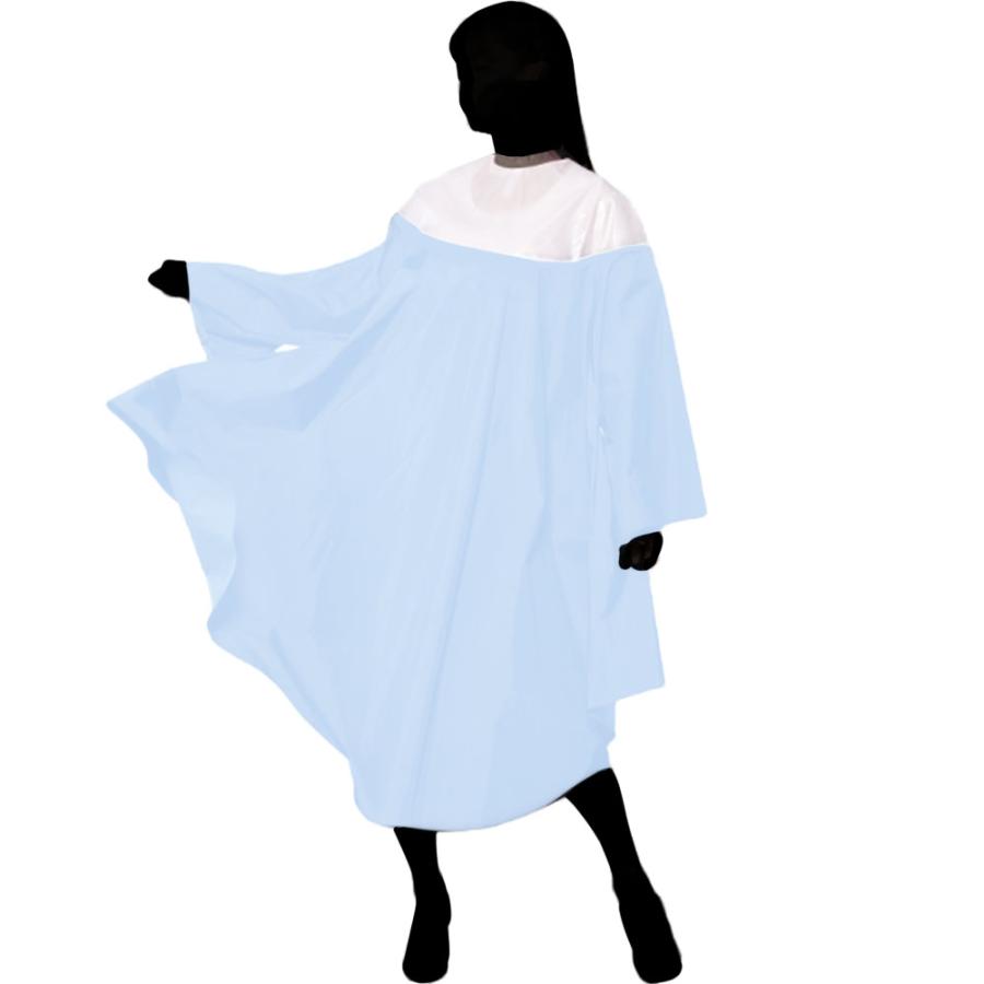 ワコウ マジカルファッションドレス 3161 全4色 防水加工 カット クロス 帯電防止 シワ加工 業務用 美容室 理髪店 | ブランド登録なし | 05