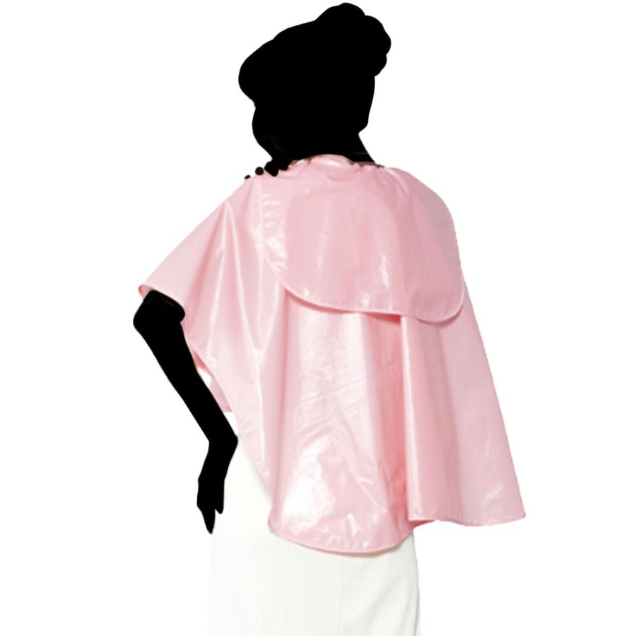 ワコウ ピタットケープドロッパー付 3795W 全4色 防水加工 クロス シャンプー ヘアダイ ヘアカラー 業務用 美容室 理髪店 | ブランド登録なし | 06