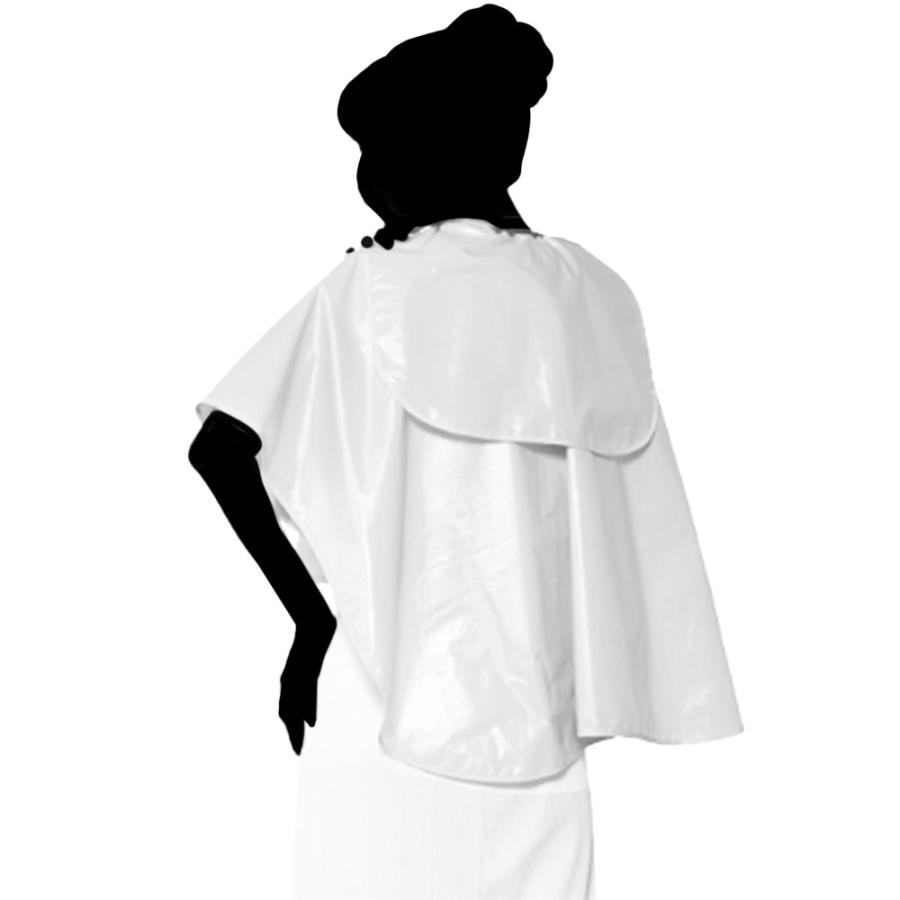 ワコウ ピタットケープドロッパー付 3795W 全4色 防水加工 クロス シャンプー ヘアダイ ヘアカラー 業務用 美容室 理髪店 | ブランド登録なし | 08