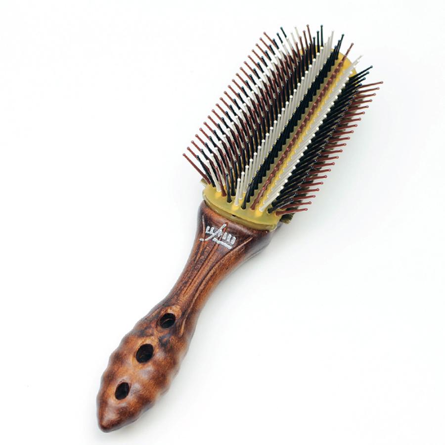 [ ヘアブラシ カール用 ] Y.S.PARK ワイエスパーク ウッドドラゴンエアースタイラー YS-WD105-11 ブラシ ミディアム ヘア 髪 ボリューム | Y.S.PARK