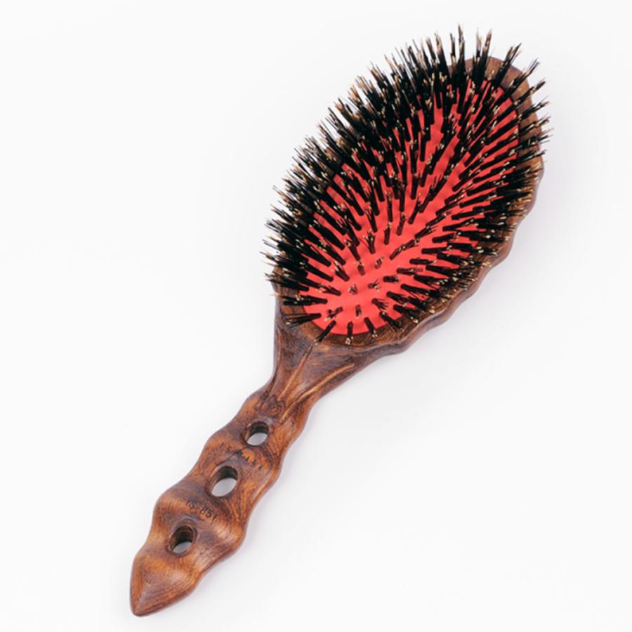 [ ヘアブラシ 猪毛 ] Y.S.PARK ワイエスパーク ラスターウッドスタイラー YS-851 ブラッシング ツヤ まとめ髪 美容室 美容師 サロン仕様 | Y.S.PARK