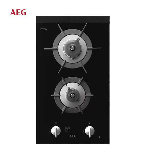 AEG ドロップインタイプ 2口 ガスクッキングヒーター【HG30201B-B-CG 