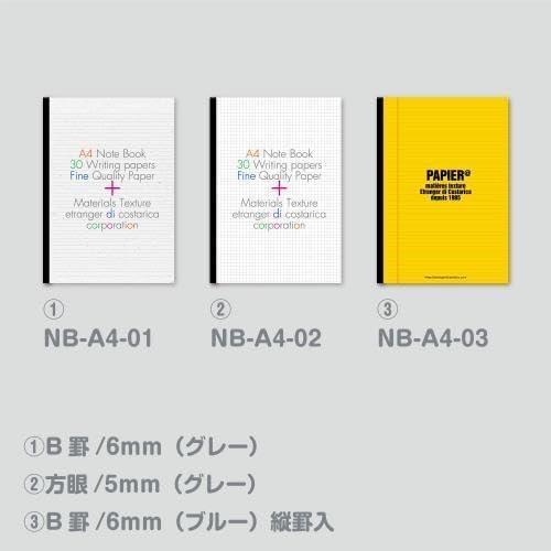 エトランジェ・ディ・コスタリカ 【3点まとめ】ノート A4 リーガル
