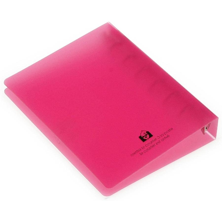 エトランジェ・ディ・コスタリカ バインダー ミニ 6穴 透明PP ピンク