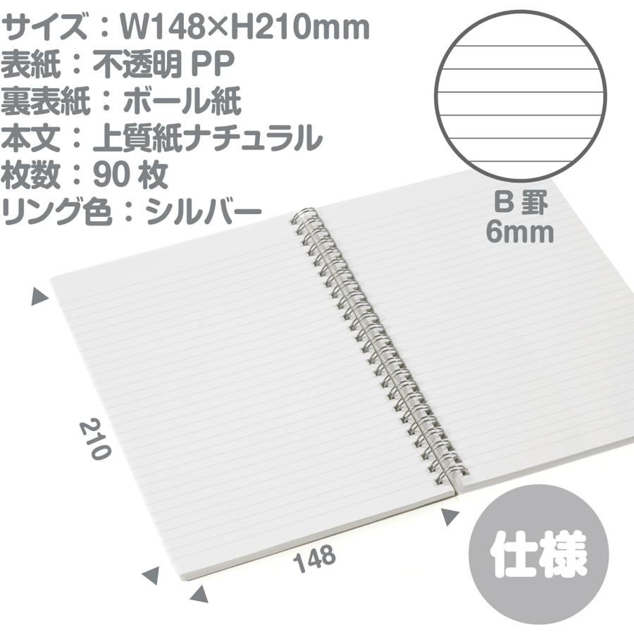 エトランジェ・ディ・コスタリカ ダブルリングノート 90シート SOLID