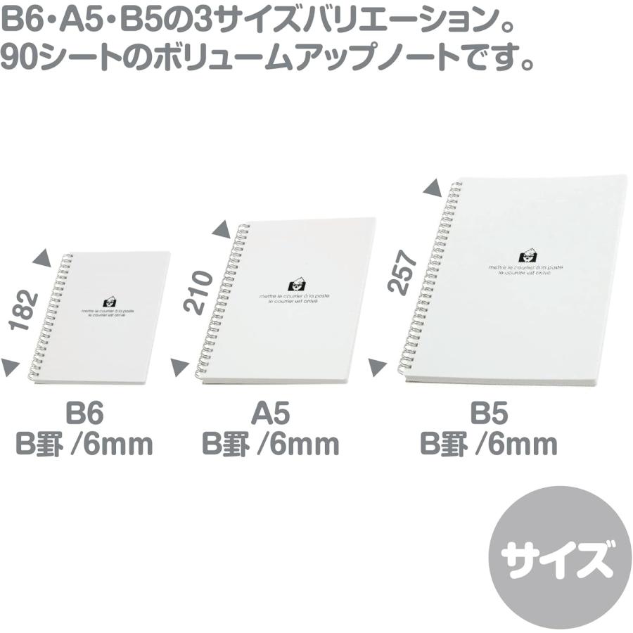 エトランジェ・ディ・コスタリカ ダブルリングノート 90シート SOLID