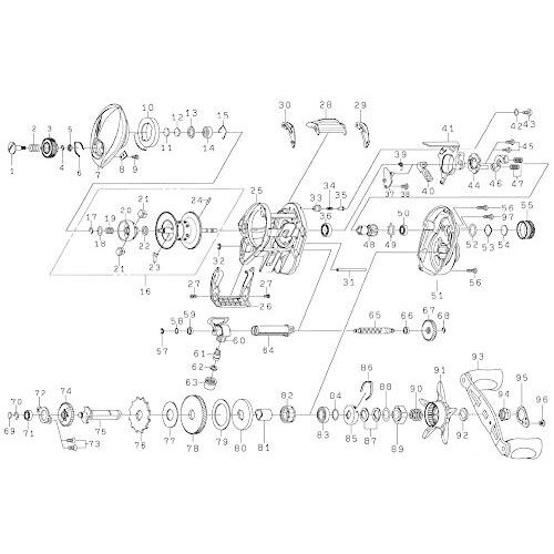 適当な価格 ダイワ Daiwa リール 純正パーツ 19 タトゥーラ Tw 100h ハンドル 部品番号 93 部品コード 1h1750 h1750 ベイトリールパーツ Teambody Ir