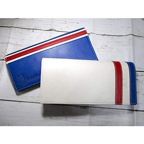 新品 財布 メンズ 長財布 ラウンド アドミラル 本革 トリコロール