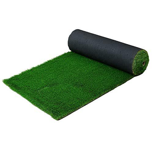 山善(YAMAZEN) 人工芝 防炎機能付き 1×10m 芝丈40mm 