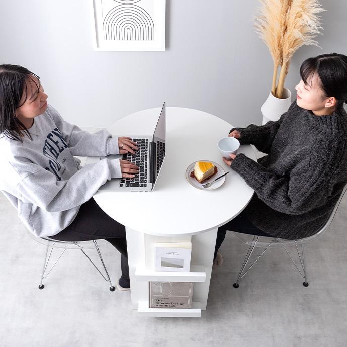 丸テーブル 2人掛け カフェテーブル 一人暮らし ダイニングテーブル ダイニングテーブル 丸 2人用 白 おしゃれ テーブル ダイニング