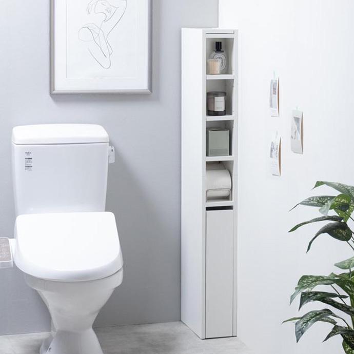 トイレ収納 スリム サニタリー 収納 15cm 掃除道具 トイレ収納ラック