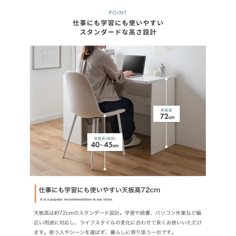ワークデスク 100cm パソコンデスク 収納 机 l字 おしゃれ L字型デスク