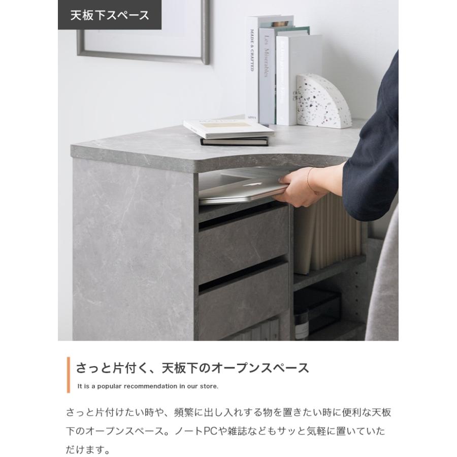 ワークデスク 100cm パソコンデスク 収納 机 l字 おしゃれ L字型デスク