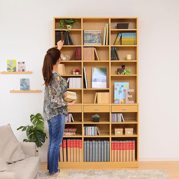 ホームテイスト（HOME taste） 本棚 大容量 薄型 壁面 収納力抜群 幅