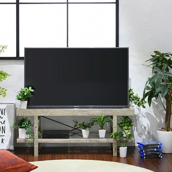 テレビ台 ローボード おしゃれ 幅100 オープン リビングボード サイドボード ローラック テレビボード 40インチ シンプル 古木 アンティーク 鉢置き台 Faw 0006 インテリア家具のエッジーノイエ 通販 Yahoo ショッピング