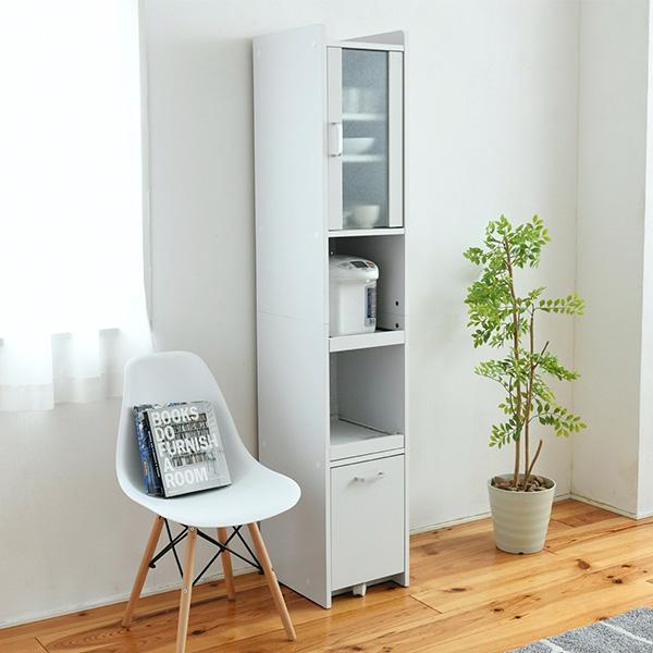 すきま 隙間収納 キッチン ミニ 食器棚 キッチン家電収納 家電ラック