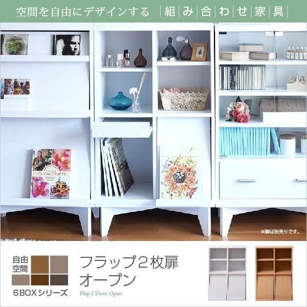 ディスプレイラック 6BOX 扉付き cd dvd 雑誌 が ディスプレイ 可能な