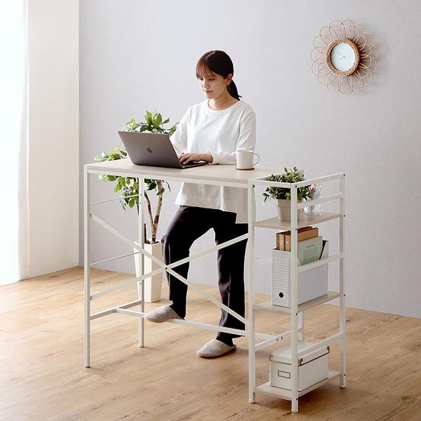 ホームテイスト（HOME taste） スタンディングデスク 120 白 パソコン