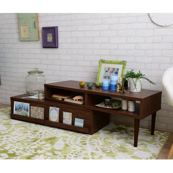 送料無料大人気の伸縮式ローボード】FREXローボード（木脚タイプ）