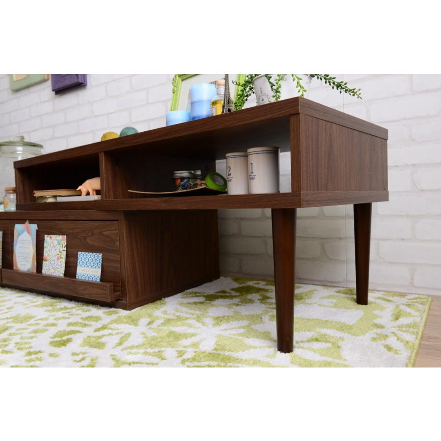 送料無料 大人気の伸縮式ローボード】FREXローボード（木脚タイプ）