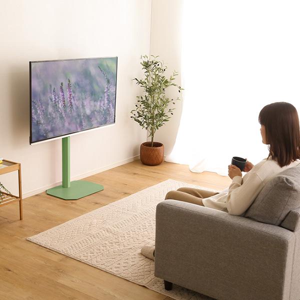 ホームテイスト（HOME taste） テレビスタンド ロータイプ 壁寄せ 首