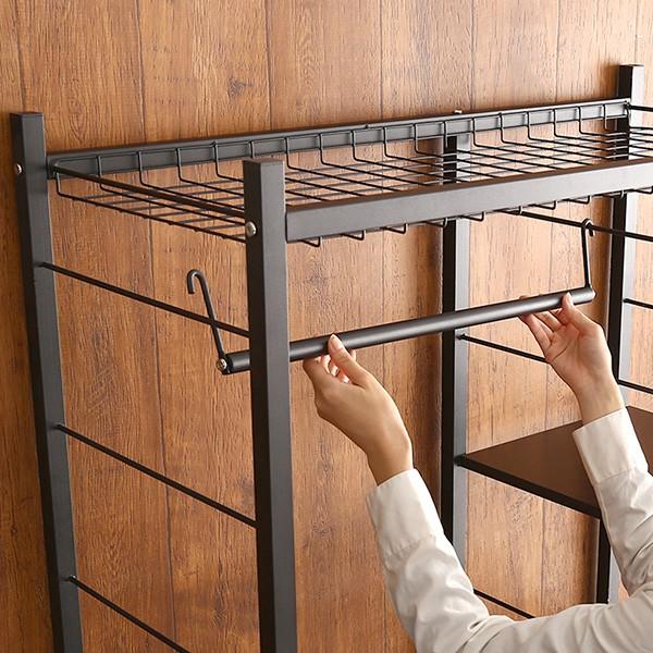 ホームテイスト ハンガーラック ワイド おしゃれ 頑丈