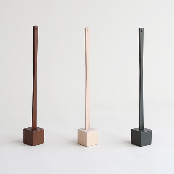 SOLID ウォールナット製 靴ベラスタンド 靴ベラ スタンド 木製 おしゃれ ロング 人気 天然木 シンプル