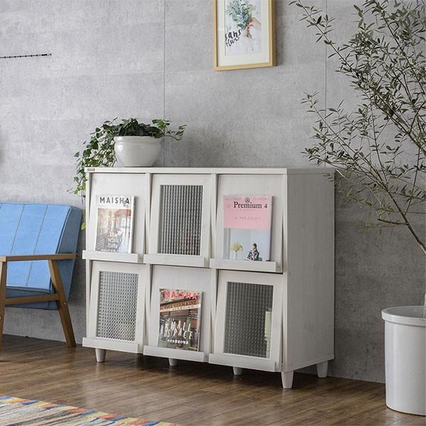 4FUL（フォーフル） ディスプレイラック 2段 木製 ガラス 卓上 NEFLAS