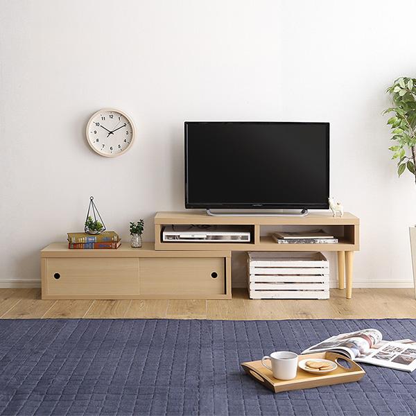 ホームテイスト（HOME taste） テレビ台 伸縮 おしゃれ ローボード