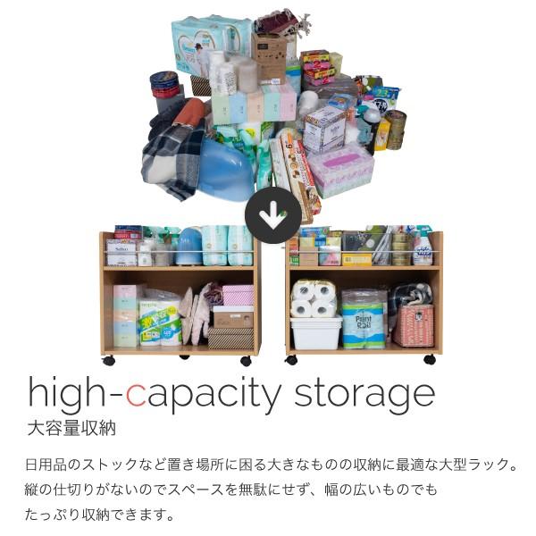 押入れ 収納 ラック 本棚 2個セット 幅38.5 奥行78 .5 キャスター付き