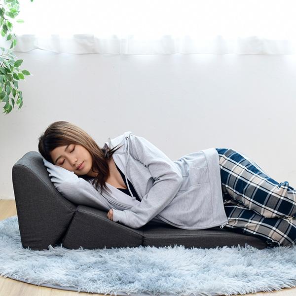 テレビ枕 三つ折り 軽量 コンパクト ごろ寝 クッション テレビまくら