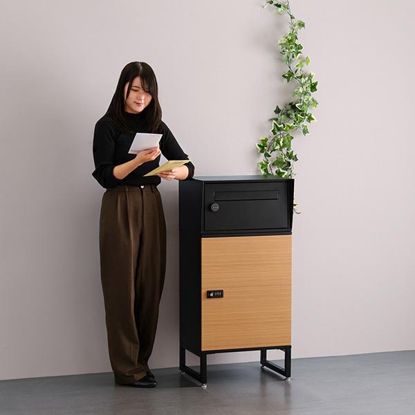 宅配ボックス ポスト 戸建て 後付け おしゃれ ポスト一体型 大型 大