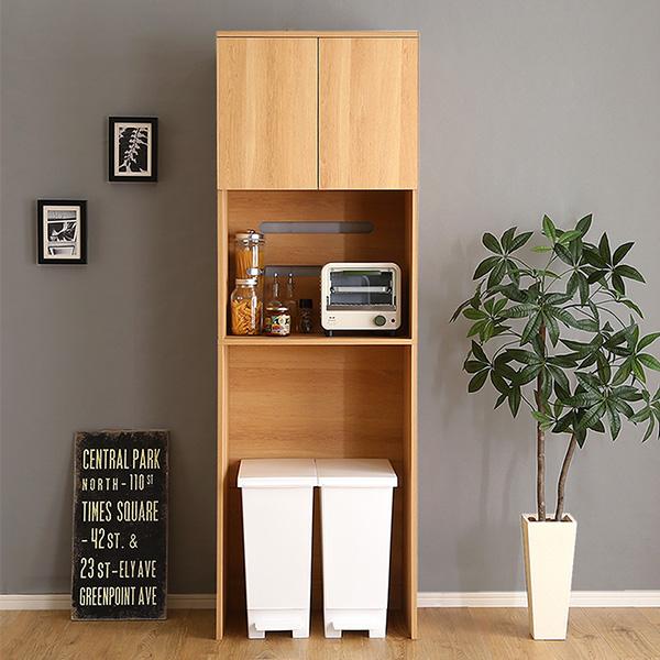 ゴミ箱上ラック 幅60 食器棚 キッチンラック キッチンボード