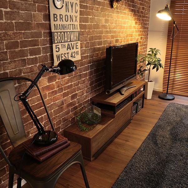 新入荷 テレビ台 ローボード おしゃれ 北欧 完成品 テレビボード 伸縮 収納 木製 ヴィンテージ 伸縮テレビ台 コーナー ブラウン ナチュラル 【F2179693953】(12285円)