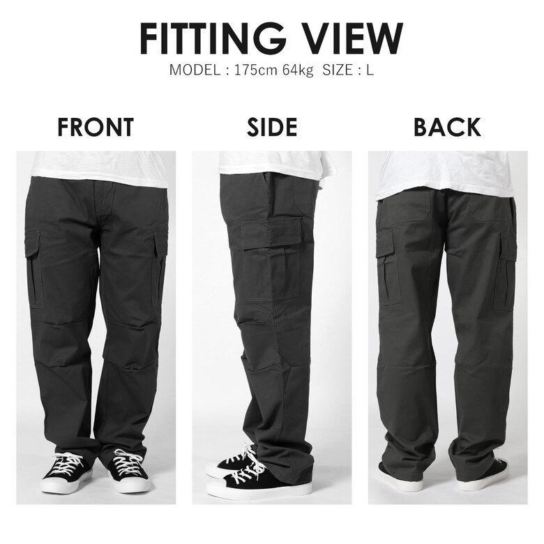 カーゴパンツ メンズ ストレッチ 大きいサイズ ロング 長ズボン