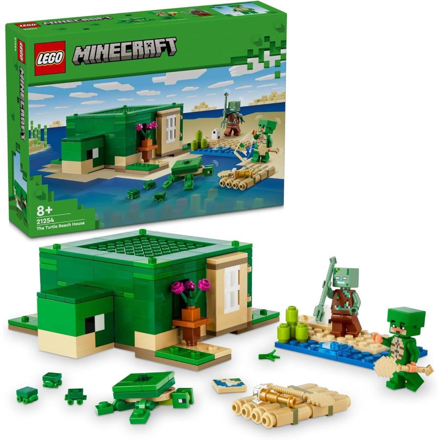 YK出品 LEGO（レゴ） LEGO 21254 マインクラフト カメのビーチハウス マイクラ