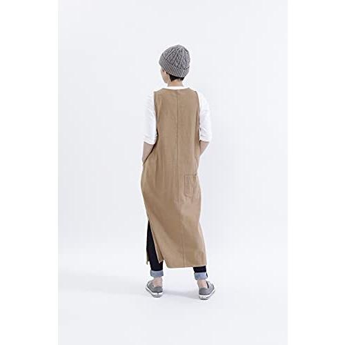 人気が高い Cocowalk ワンピースエプロン ベージュ Om キャンバス エプロン Www We Job Com